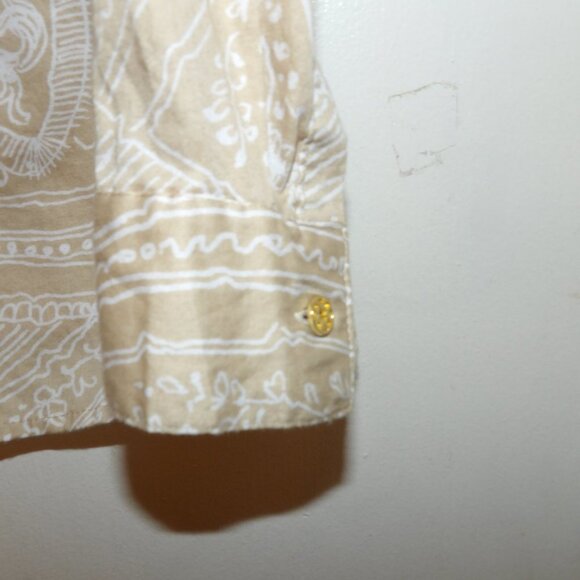 Jaclyn Smith Button Down Roll Tab Shirt Sz XL - Picture 5 of 7